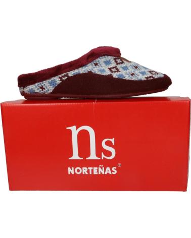 Calzado de casa de Mujer NORTEÑAS 35-192 BURDEOS