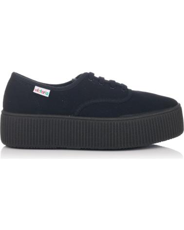 Sneaker für Damen VICTORIA ZAPATILLAS DE LONA NEGRAS 116101 NEGRO