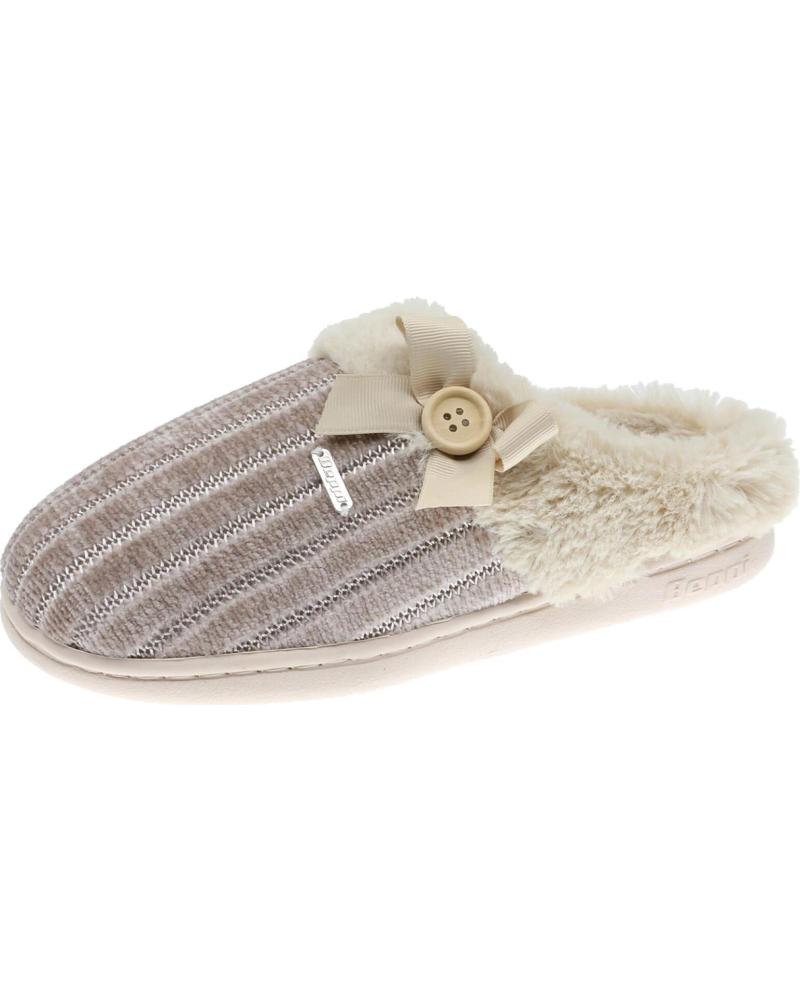 Pantofole per Donna BEPPI CHINELO INTERIOR TAUPE