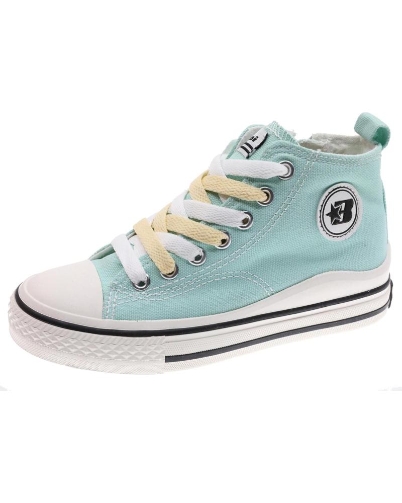 Deportivas de Niña y Niño BEPPI BOTA LONA WATER GREEN