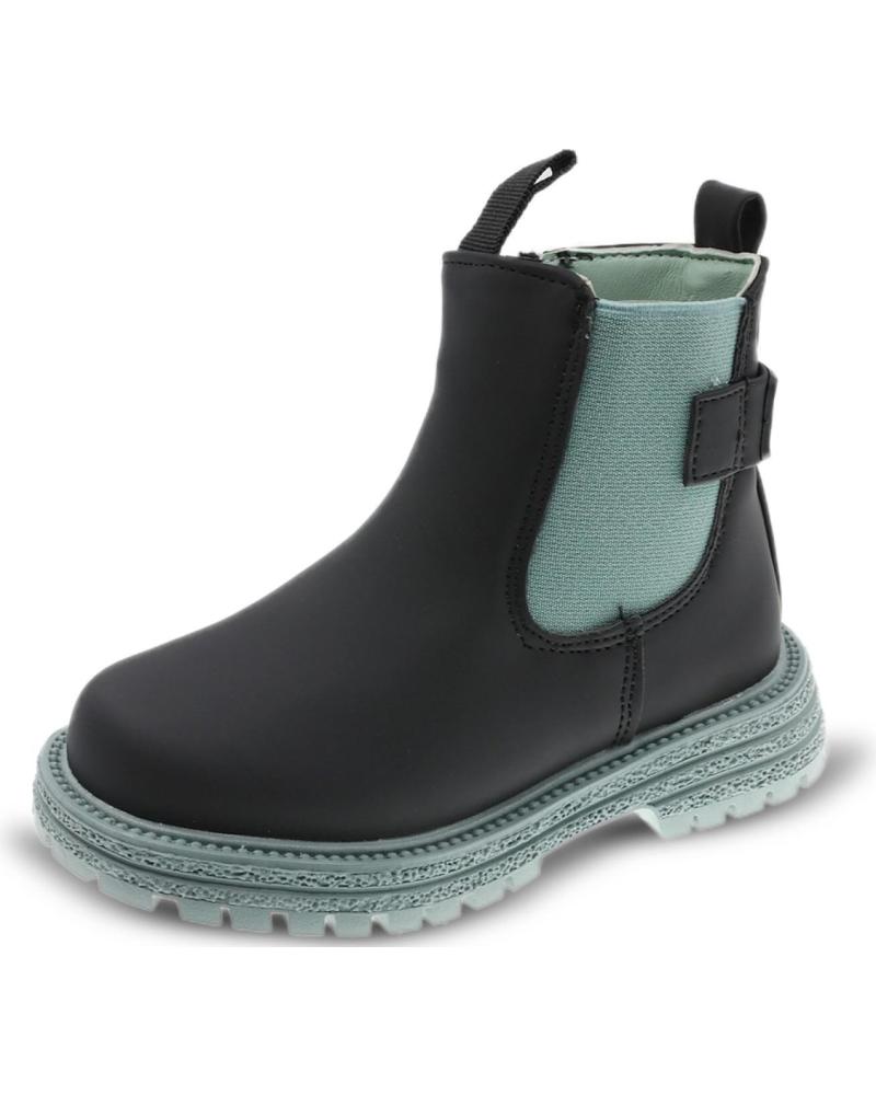 Bottes pour Fille et Garçon BEPPI BOTA CASUAL BLACK - GREEN