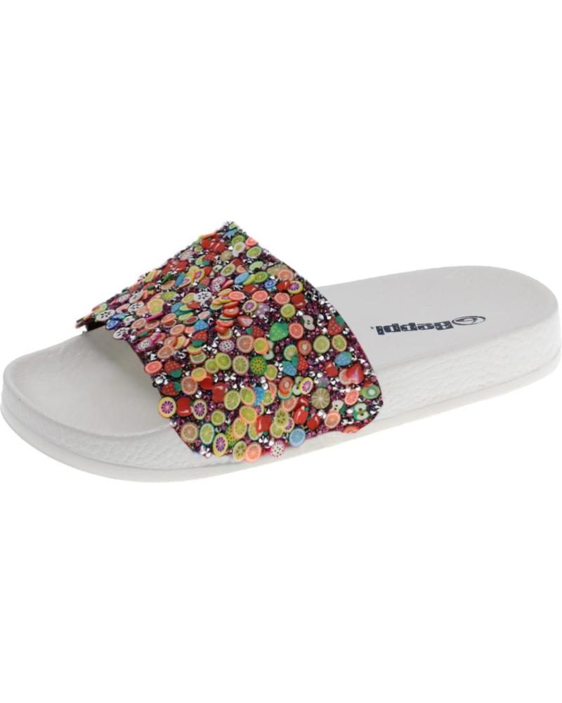 girl and boy Flip flops BEPPI CHINELO PALA WHITE