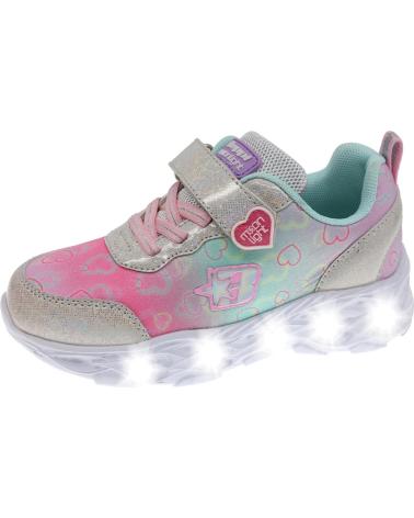 Sportivo per Bambina BEPPI SAPATO COM LUZES SILVER