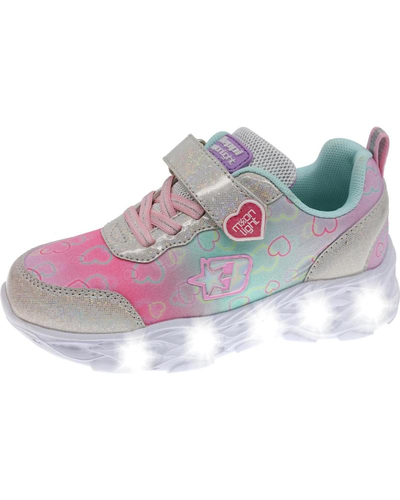Sportivo per Bambina BEPPI SAPATO COM LUZES SILVER