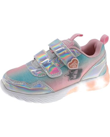 Sneaker für Mädchen BEPPI SAPATO COM LUZES SILVER