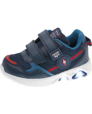 Esportes  de Menino BEPPI SAPATO COM LUZES NAVY BLUE