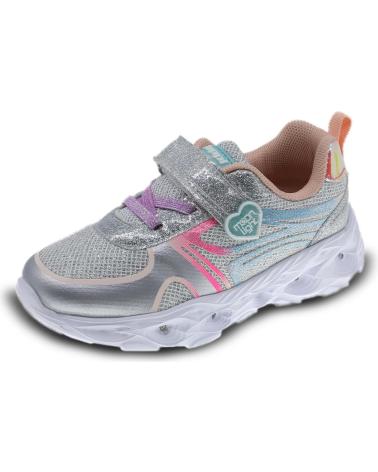 girl Trainers BEPPI SAPATO COM LUZES SILVER