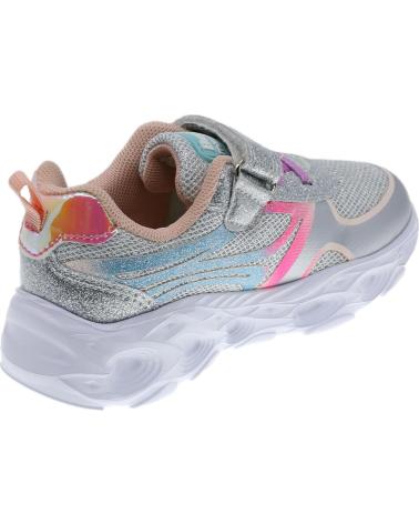 girl Trainers BEPPI SAPATO COM LUZES SILVER