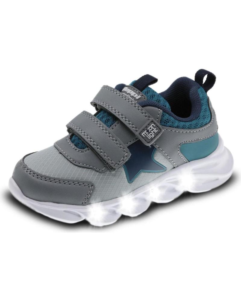 Sneaker für Mädchen und Junge BEPPI SAPATO COM LUZES GREY