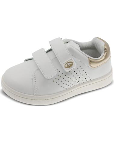 Sportivo per Bambina BEPPI SAPATO CASUAL WHITE - GOLD