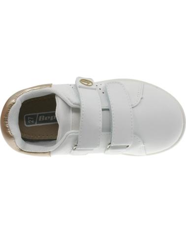 Sportivo per Bambina BEPPI SAPATO CASUAL WHITE - GOLD