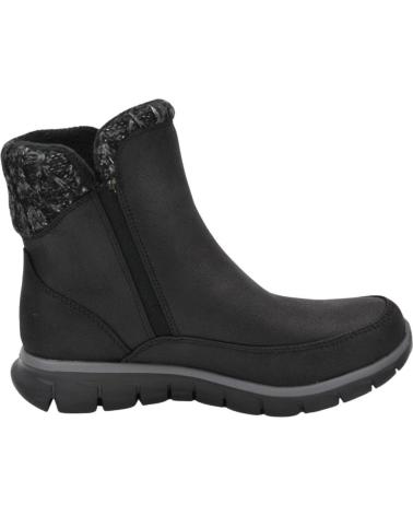 Stiefel für Damen SKECHERS - BOTA DE MUJER DE PIEL VEGANA SUELA ANTIDESLIZA BBK