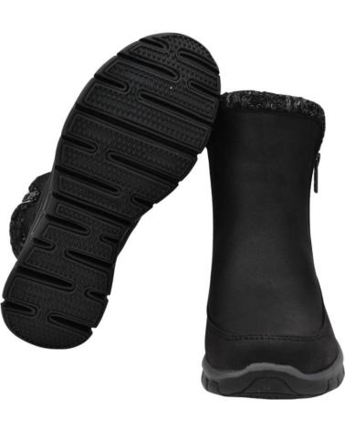 Stivaletti per Donna SKECHERS - BOTA DE MUJER DE PIEL VEGANA SUELA ANTIDESLIZA BBK