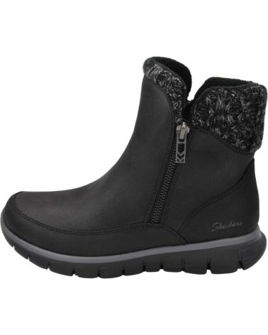 Stivaletti per Donna SKECHERS - BOTA DE MUJER DE PIEL VEGANA SUELA ANTIDESLIZA BBK