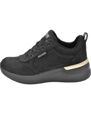 SCARPE SKECHERS DONNA MEMORY FOAM NERE BBK
