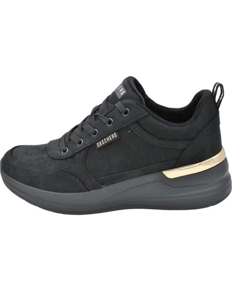 SCARPE SKECHERS DONNA MEMORY FOAM NERE BBK