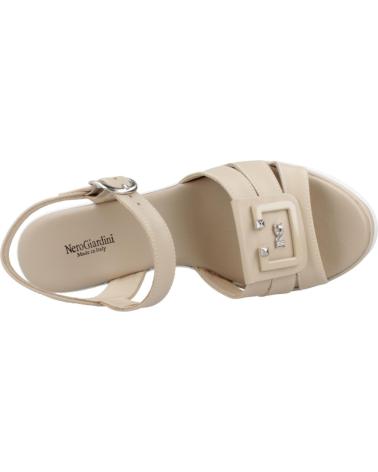 Sandales pour Femme NERO GIARDINI SANDALIA CUNA 7 CM BEIGE