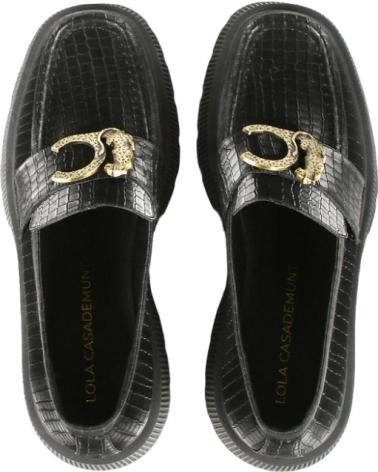 Woman Mocasines LOLA CASADEMUNT LF2405029 NEGRO