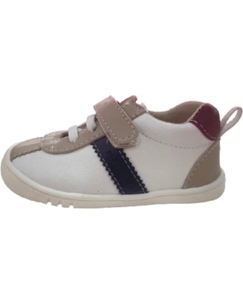 Shoes-De-Niño-PIRUFIN-ZAPATILLAS-DE-DEPORTE-PIRUFLEX-BLANCO-Y-BEIGE