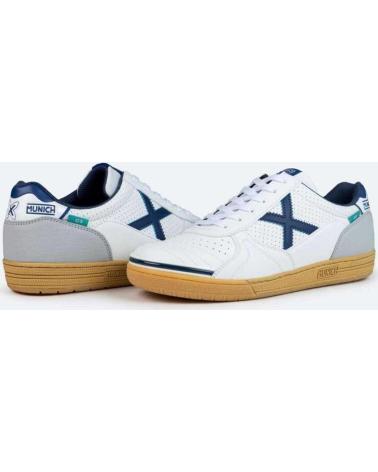 Sportivo per Uomo MUNICH ZAPATILLAS G3 PROFIT 423 AZUL CARAMELO 3111423 FUTBOL BLANCO