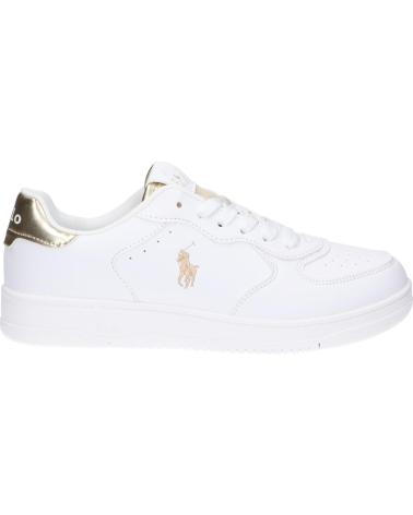 Sportivo per Donna POLO RALPH LAUREN RL01248100 MASTERS COURT WHITE-GOLD