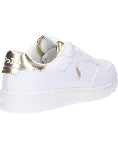 Sportivo per Donna POLO RALPH LAUREN RL01248100 MASTERS COURT WHITE-GOLD