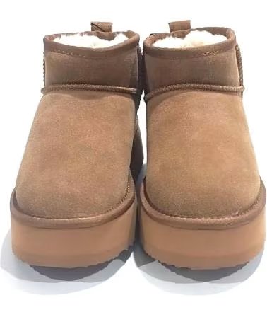 Botines de Mujer  BOTIN SPORT DE SERRAJE CON FORRO DE PELO CUERO