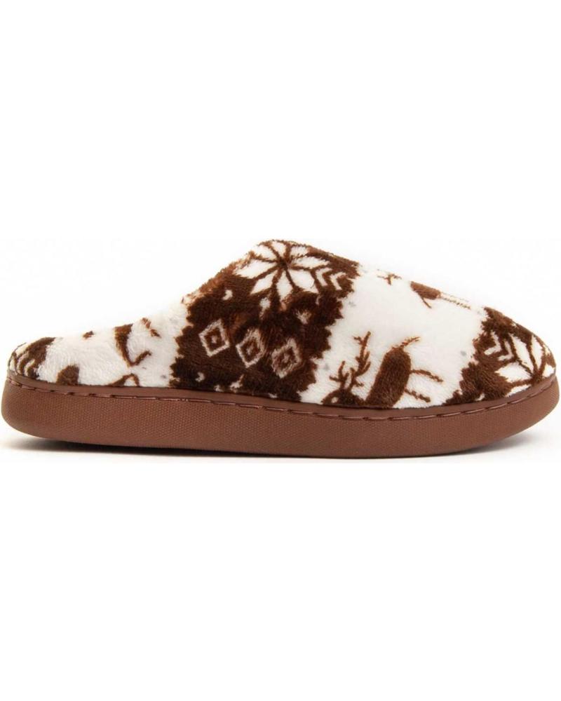 Pantoufles pour Femme NORTHOME CALIDES10 BROWN