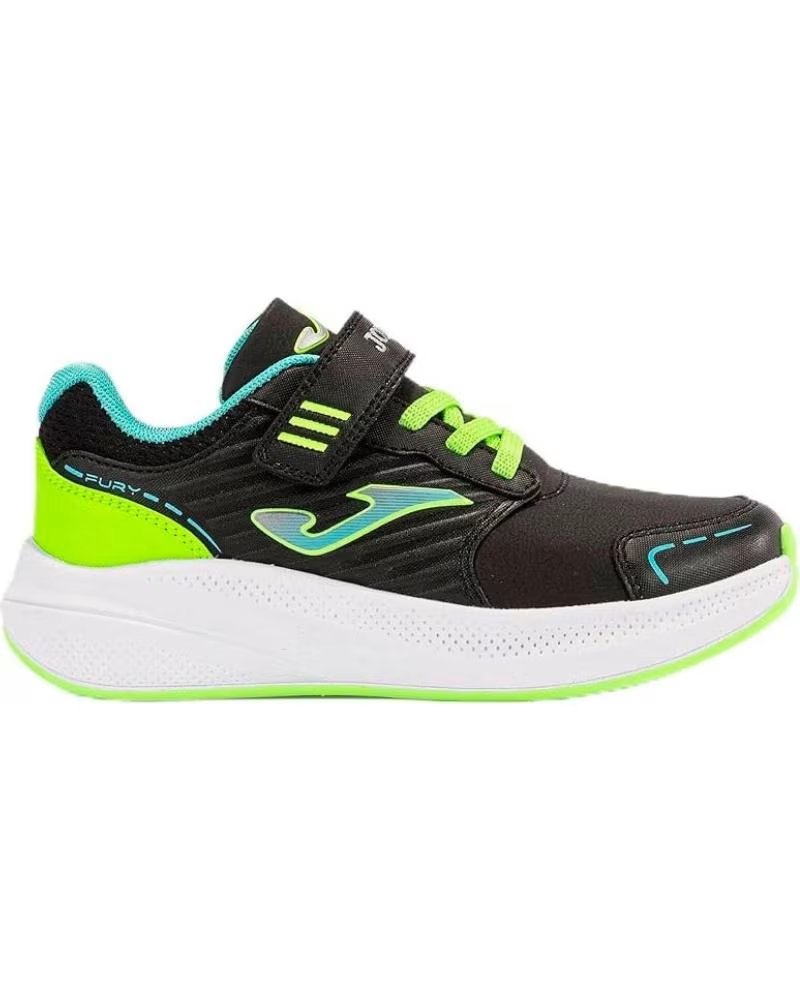 boy Zapatillas deporte JOMA DEPORTIVA FURY F2401 NEGRO TURQUESA NEGRO