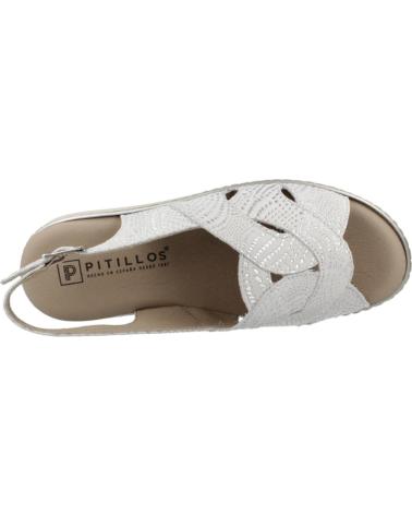 Sandalen für Damen PITILLOS SANDALIAS PIEL 5581 PLATA VARIOS COLORES