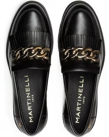 MOCASINES MARTINELLI HERMOSILLA 1568-A665P1 PARA MUJER EN NEGRO