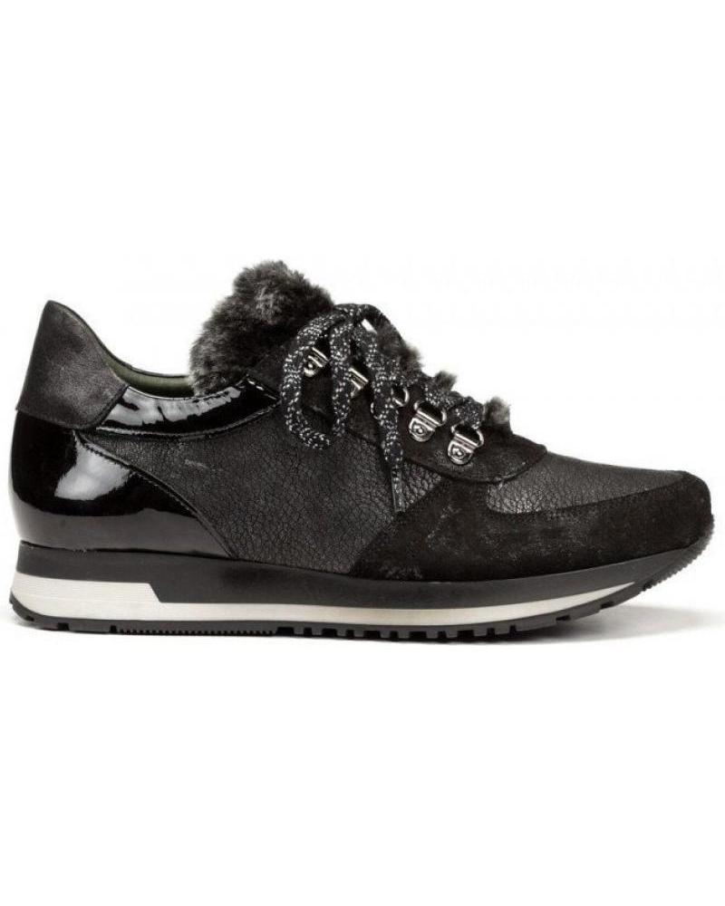 Deportivas de Mujer DORKING ZAPATILLAS CASUAL NEGRO-NEGRO TRUE D8009 CALF NEGRO COMB-6