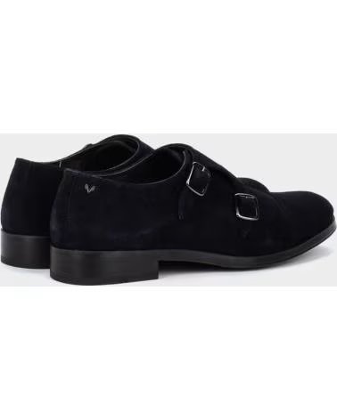 MARTINELLI HERRENSCHUHE AUS VELOURSLEDER MIT DOPPELSCHNALLE IN MARINEBLAU MARINO