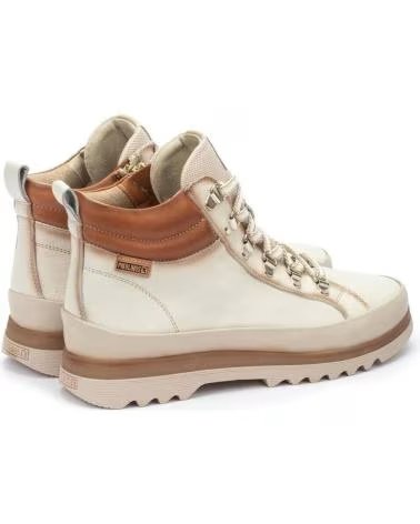 BOTTINES PIKOLINOS VIGO W3W-8564 EN CUIR À LACETS NATA