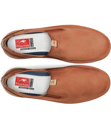 Mocasines de Hombre FLUCHOS LEO F1946 NARANJA