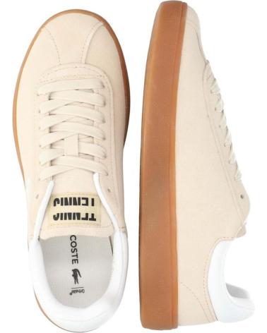 Sportivo per Uomo LACOSTE ZAPATILLAS BASESHOT BEIGE