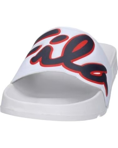 FILA CLAQUETTES SCRITTO HOMME BLANC BLANCO