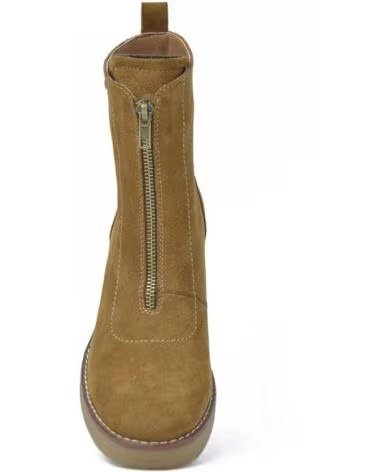 BONAVENTURE BOTINES DE MUJER B63-5 SJ TIERRA CREMALLERA INSJ CREMA