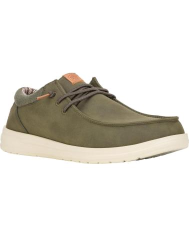 Mocasines de Hombre HEY DUDE HOMBRE MOCASNES PAUL CLASSIC 43352-337 OLIVE VARIOS COLORES