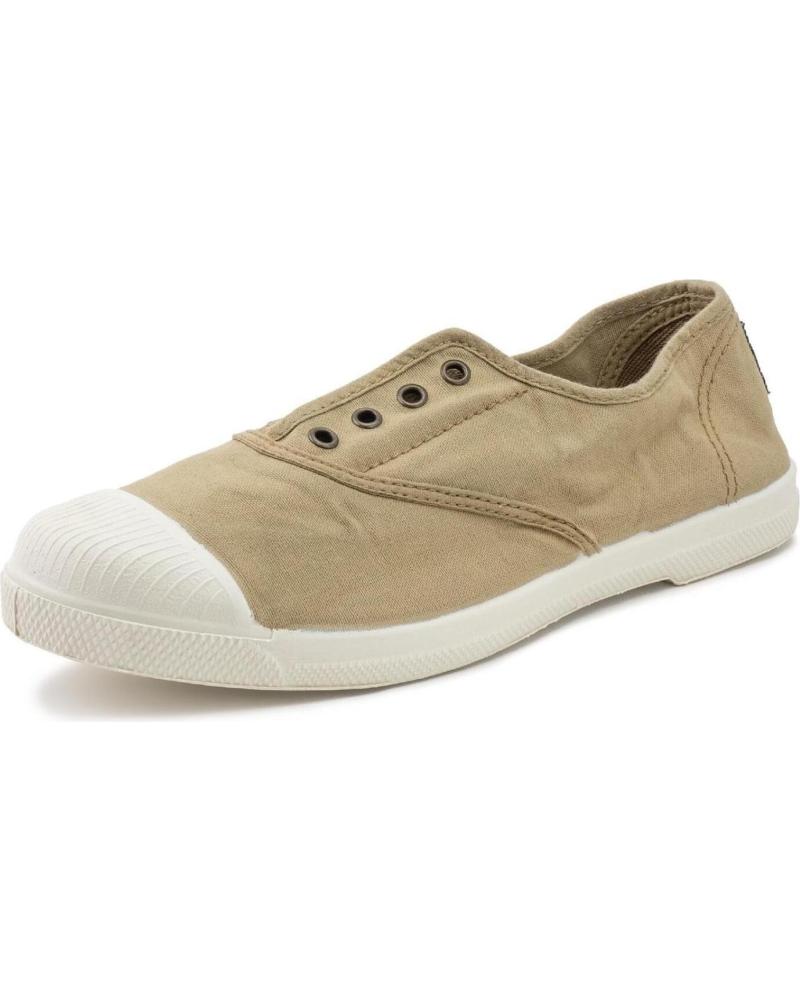 Sportivo per Donna NATURAL WORLD 102M LAVANDA ZAPATILLA DE MUJER CON PUNTERA DE CAUCHO NATURA CAMEL