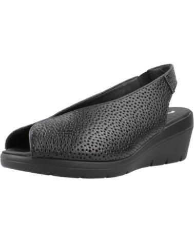 Sandali per Donna 24 HORAS ZAPATOS CONFORT MUJER MODELO 25955 COLOR NEGRO