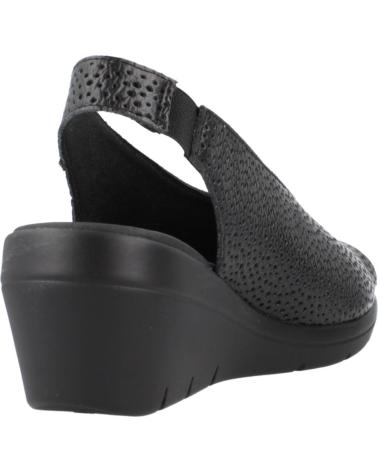 Sandali per Donna 24 HORAS ZAPATOS CONFORT MUJER MODELO 25955 COLOR NEGRO