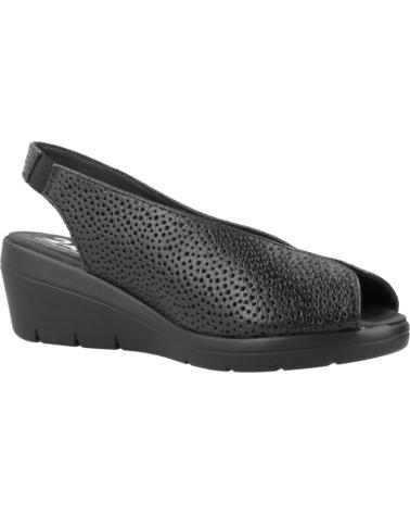 Sandali per Donna 24 HORAS ZAPATOS CONFORT MUJER MODELO 25955 COLOR NEGRO