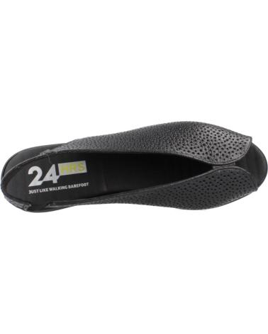 Sandali per Donna 24 HORAS ZAPATOS CONFORT MUJER MODELO 25955 COLOR NEGRO