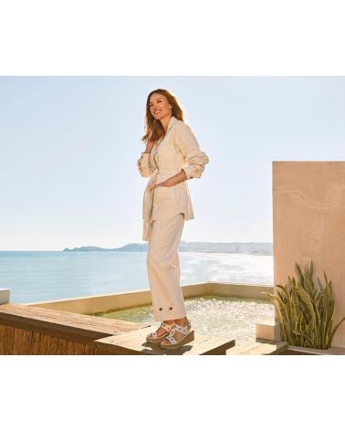 Woman Sandals 24 HORAS SANDALIA 25715 CREMA