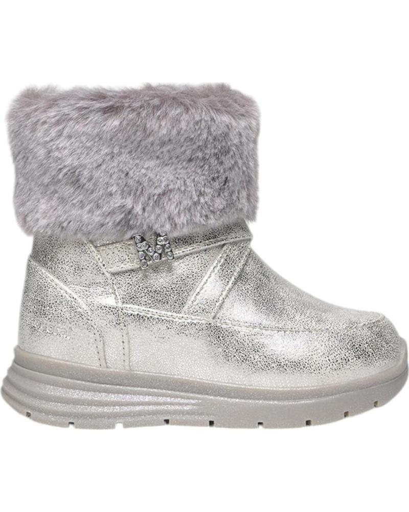 girl boots MAYORAL BOTAS 42486 BOTIN METALIZADO METáLICO