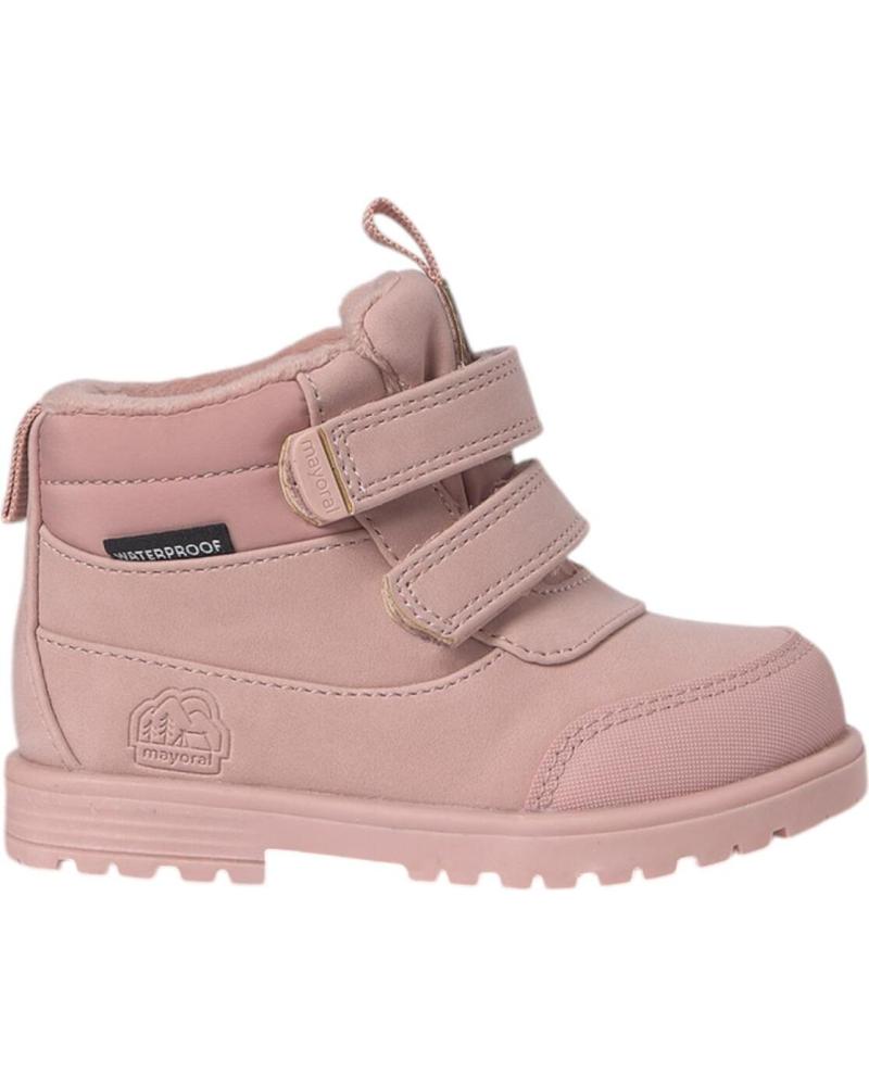 girl boots MAYORAL BOTAS 42522 BOTIN HIDROFUGO ROSA