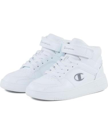 Sportif pour Fille et Garçon CHAMPION REBOUND18 2 0 MID G PS S32498-WW021 BLANCO