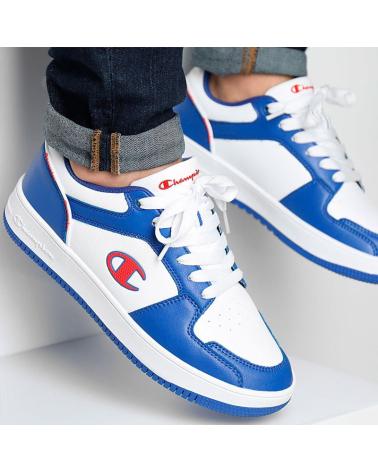 Sportif pour Homme CHAMPION REBOUND LOW S21906-WW018 AZUL BLANCO