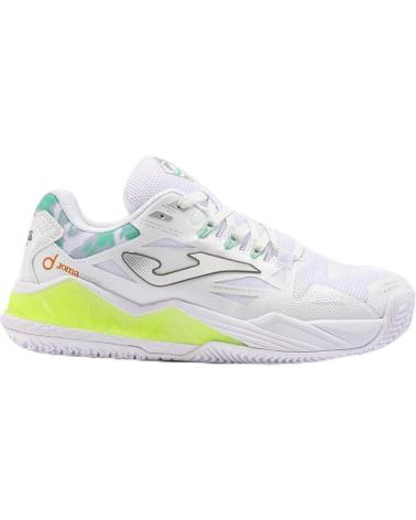 JOMA SPIN LADY TSPILW2402OM - CHAUSSURES DE PADEL FEMME BLANCHES MULTICOLORES MULTICOLOR